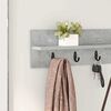 vidaXL Wall-Mounted Coat Rack Concrete Grey 100 x 10.5 x 18 cm
