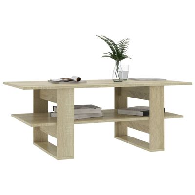 vidaXL Coffee Table Sonoma Oak 110x55x42 cm Engineered Wood