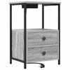 vidaXL Bedside Cabinet Grey Sonoma 40 x 31 x 60 cm Engineered Wood
