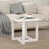 vidaXL Coffee Table White 50x50x45 cm Solid Wood Pine
