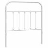 vidaXL Metal Replace Headboard White 80 cm