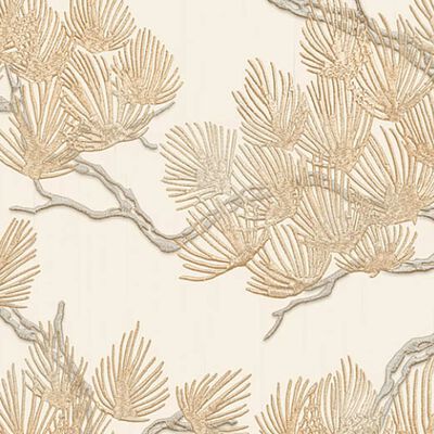 DUTCH WALLCOVERINGS Wallpaper Pine Tree Cream