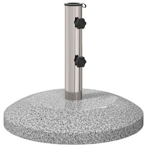 vidaXL Parasol Base for 40-50 mm Pole 26.45 kg Grey for 40-50 mm Pole