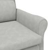 vidaXL Armchair Light grey 76 x 94 x 102 cm Microfibre