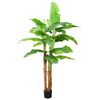 vidaXL Artificial Banana Tree | Green | Solid wood, Plastic | Extra Tall