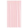vidaXL Voile Curtains with Rod Pockets 2 pcs Light Pink