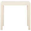 vidaXL Garden Table White 79x65x72 cm Plastic