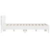 vidaXL Bed Frame without Mattress White 120x200 cm