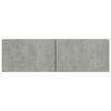vidaXL 4 Piece TV Cabinet Set Concrete Grey Engineered Wood