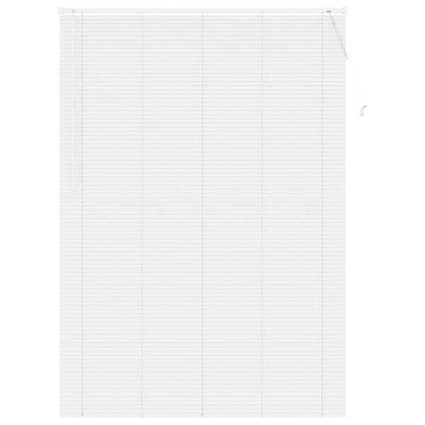 vidaXL Venetian Blind Manual Adjustable White 213 x 150 cm PVC