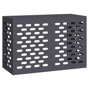 vidaXL Air Conditioner Cover Anthracite 90 x 40 x 60 cm Steel
