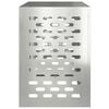 vidaXL Air Conditioner Cover Silver 100 x 50 x 70 cm Galvanised Steel