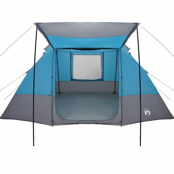 vidaXL Camping Tent with Roof Blue 482 x 360 x 227 cm Taffeta