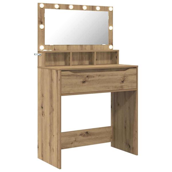 vidaXL Bedroom Dressing Tables Artisan Oak 80 x 39.6 x 135 cm
