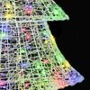 vidaXL Christmas Tree with 240 LEDs Multicolour 180 cm Acrylic