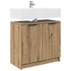 vidaXL Bathroom Cabinet with Storage Artisan Oak 64.5 x 33.5 x 59 cm