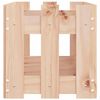 vidaXL Garden Raised Bed with Fence Design 150x30x30 cm Solid Wood Pine