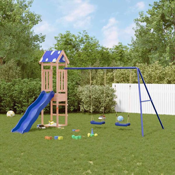 vidaXL Outdoor Playset Solid Wood Douglas