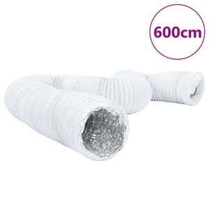 vidaXL Ventilation Duct Aluminium and PVC 6 m &Oslash;15 cm
