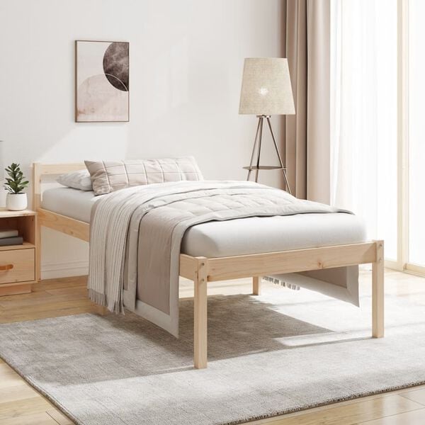 vidaXL Senior Bed without Mattress 90x190cm Single