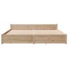 vidaXL Bed Frame without Mattress 200x200 cm Solid Wood Pine