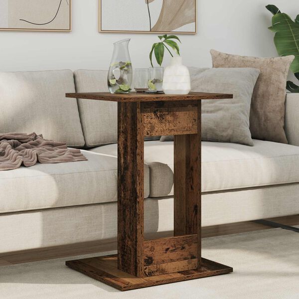 vidaXL Side Table Old Wood 45 x 40 x 62.5 cm Engineered Wood