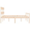 vidaXL Senior Bed without Mattress 160x200 cm Solid Wood