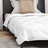 vidaXL Summer Duvet with Pillow 2 pcs White Microfiber
