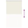vidaXL Roller blind blackout 84.4x175 cm Fabric Width 80 cm off white