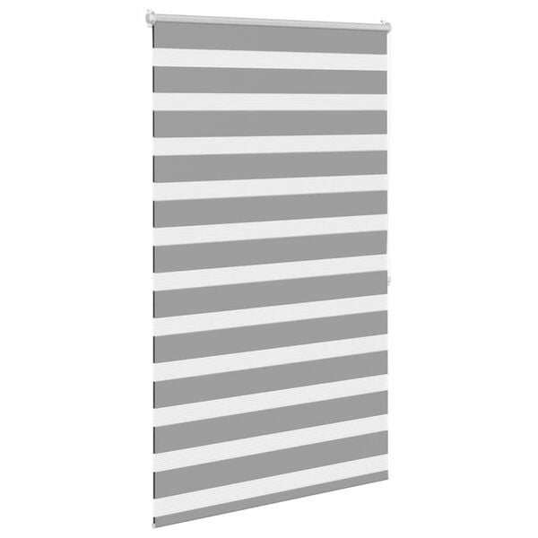 vidaXL Zebra blind 80.9x175 cm Fabric Width 76.7 cm grey