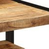 vidaXL Coffee Table 50x50x38 cm Solid Rough Wood Mango