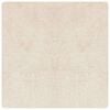 vidaXL Anti-slip Shaggy Rug Cream 120 x 120 cm PP