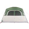 vidaXL Family Tent Cabin 6-Person Green Waterproof