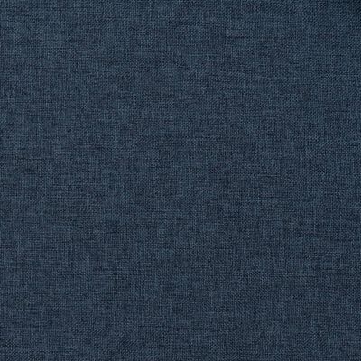 vidaXL Linen-Look Blackout Curtains with Hooks 2 pcs Blue 140x245 cm
