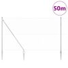vidaXL Fence Post Silver 50 x 1.5 m (25 mm mesh) Steel