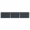 vidaXL Planter Anthracite 240 x 80 x 45 cm Steel