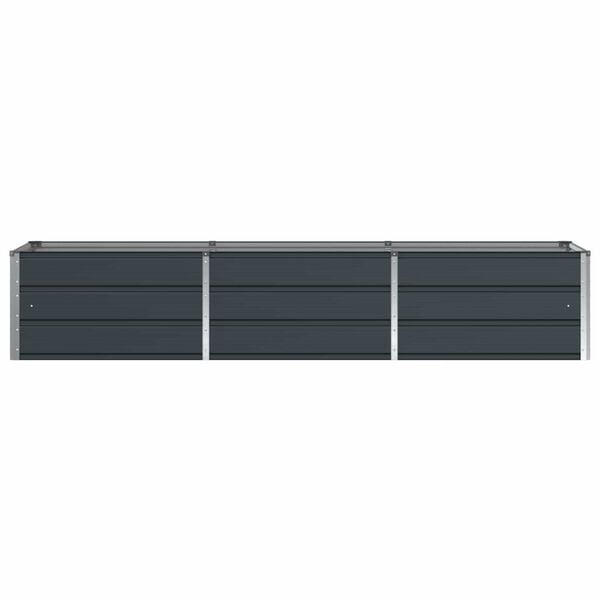 vidaXL Planter Anthracite 240 x 80 x 45 cm Steel