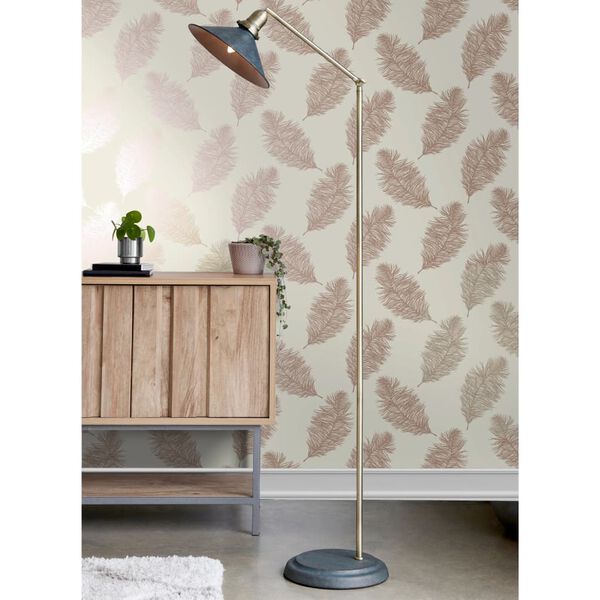 DUTCH WALLCOVERINGS Wallpaper Fawning Feather Cream