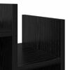 vidaXL Side Cabinet Black Oak 60 x 26 x 60 cm Engineered Wood