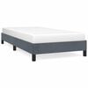 vidaXL Bed Frame without Mattress Dark Grey 100x190 cm Twin Velvet
