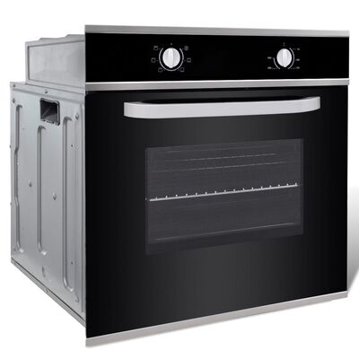 vidaXL Electric Oven Stainless Steel Built-in 6 Functions Class A