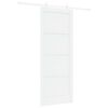 vidaXL Sliding Door 83 x 211 cm Engineered Wood White