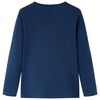 Kids' T-shirt with Long Sleeves Navy Blue 140