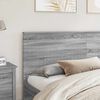 vidaXL Headboard with Headboard Grey Sonoma 200 cm Engineered wood