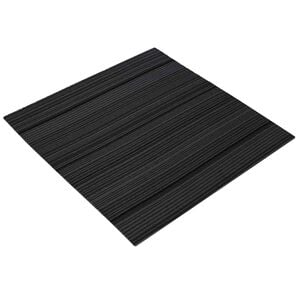 vidaXL Carpet Tile Striped Light Grey 50 x 50 cm 4 pcs PP and Bitumen