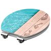 SCH&Uuml;TTE High Gloss Toilet Seat with Soft-Close POOLSIDE MDF