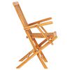 vidaXL 7 Piece Folding Outdoor Dining Set Solid Teak Wood