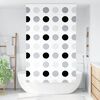 vidaXL Shower Roller Blind with Cassette 130x240 cm Fabric Width 126 cm