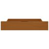 vidaXL Bed Frame without Mattress Honey Brown Solid Wood 140x200 cm