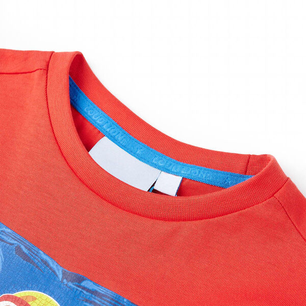 Kids' T-shirt with Short Sleeves Red 116